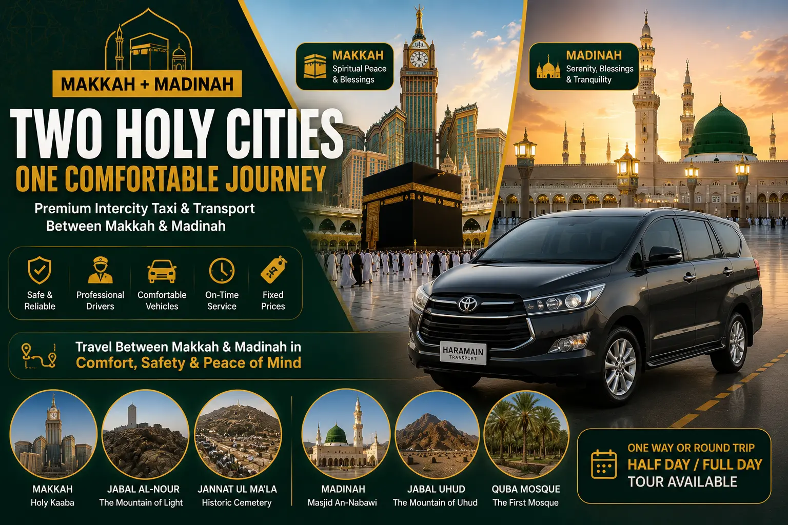 Makkah and Madinah Ziyarat Tour