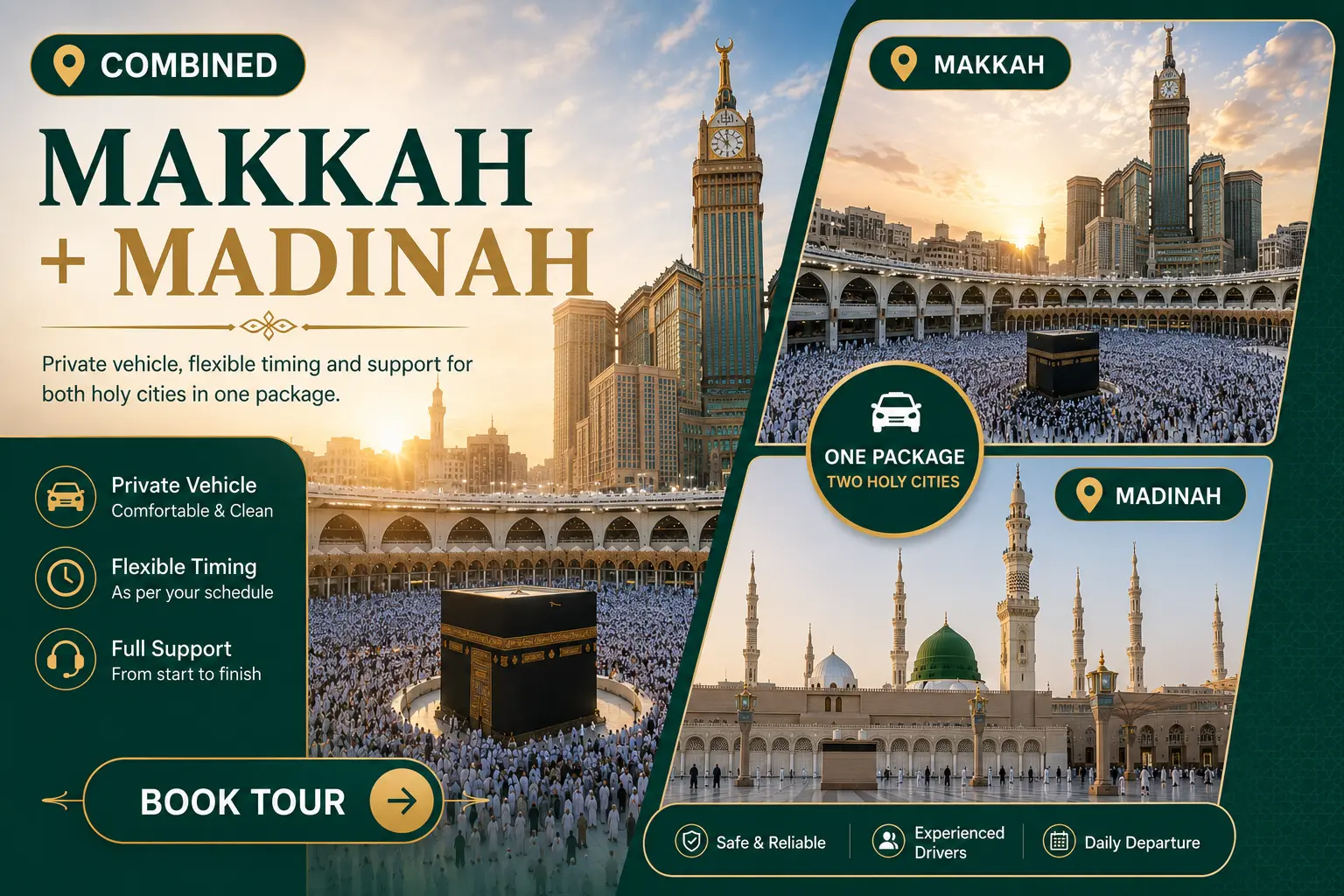 Makkah and Madinah Ziyarat Tour